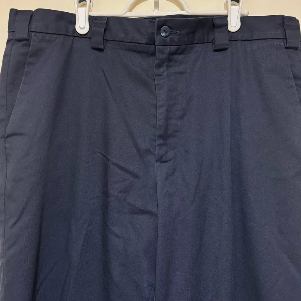 Men’s Tilley’s Brand Navy Colour Vintage 90’s Dressy Work Office Pants Size 36 - Picture 3 of 16